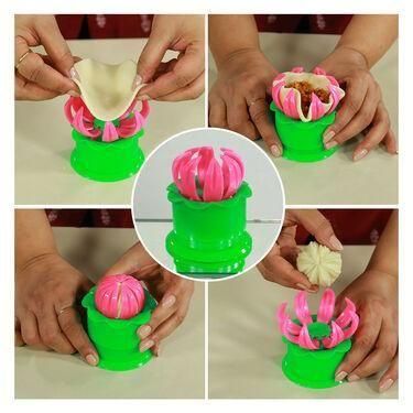 4 in 1 Puri Maker + Free 4 Pcs Snack Maker