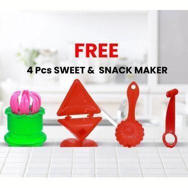 4 in 1 Puri Maker + Free 4 Pcs Snack Maker